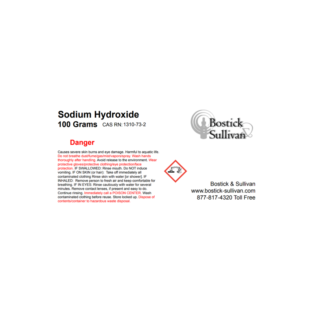 Sodium Hydroxide Bostick Sullivan